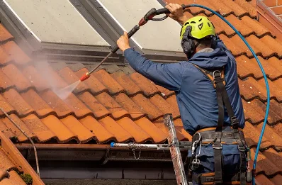Démoussage et hydrofuge de toiture à Vézières